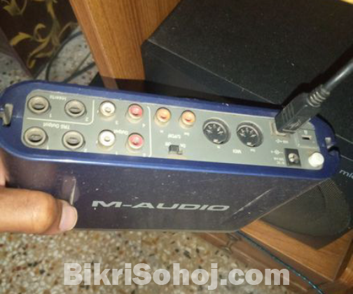 Sound Card M-Audio Fast track pro